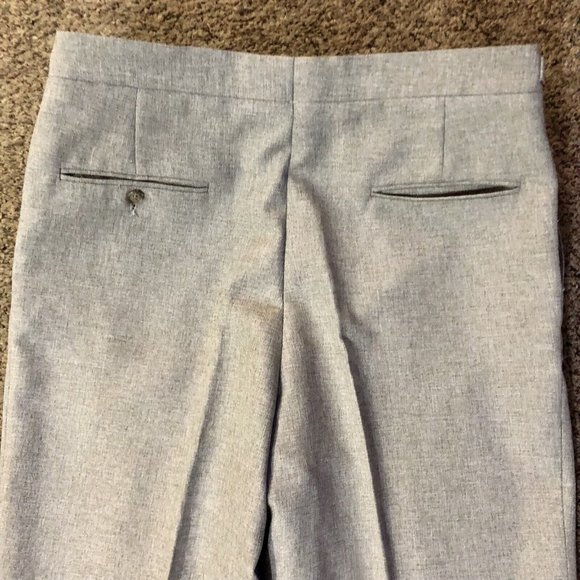 Vintage Dress Pants Mens 38R Used Brown Blend Textured - Picture 6 of 11